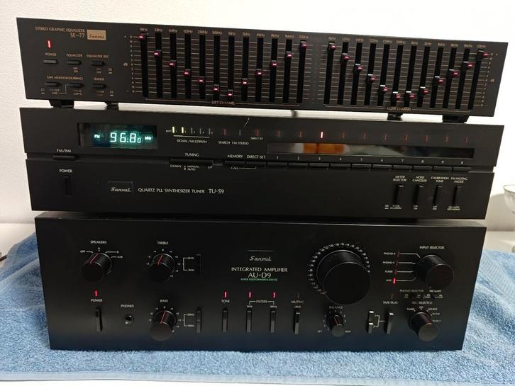 Sansui AU-D9 &TU-S9&SE-77, Audio, Tv en Foto, Stereo-sets, Zo goed als nieuw, Overige merken, Ophalen of Verzenden