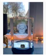 Glazen press paper Prinses Amalia 7 x 5 x 4 cm, Antiek en Kunst, Ophalen of Verzenden