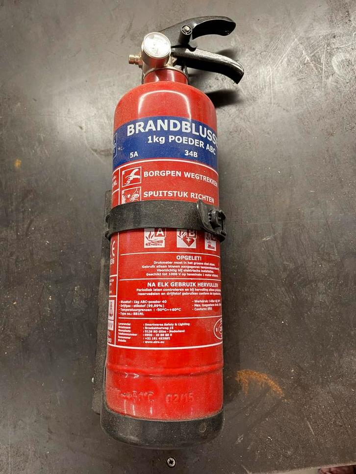 Poeder Brandblusser - Klussen in de Auto, Huis en Inrichting, Brandblussers en Brandkasten, Gebruikt, Brandblusser, Ophalen
