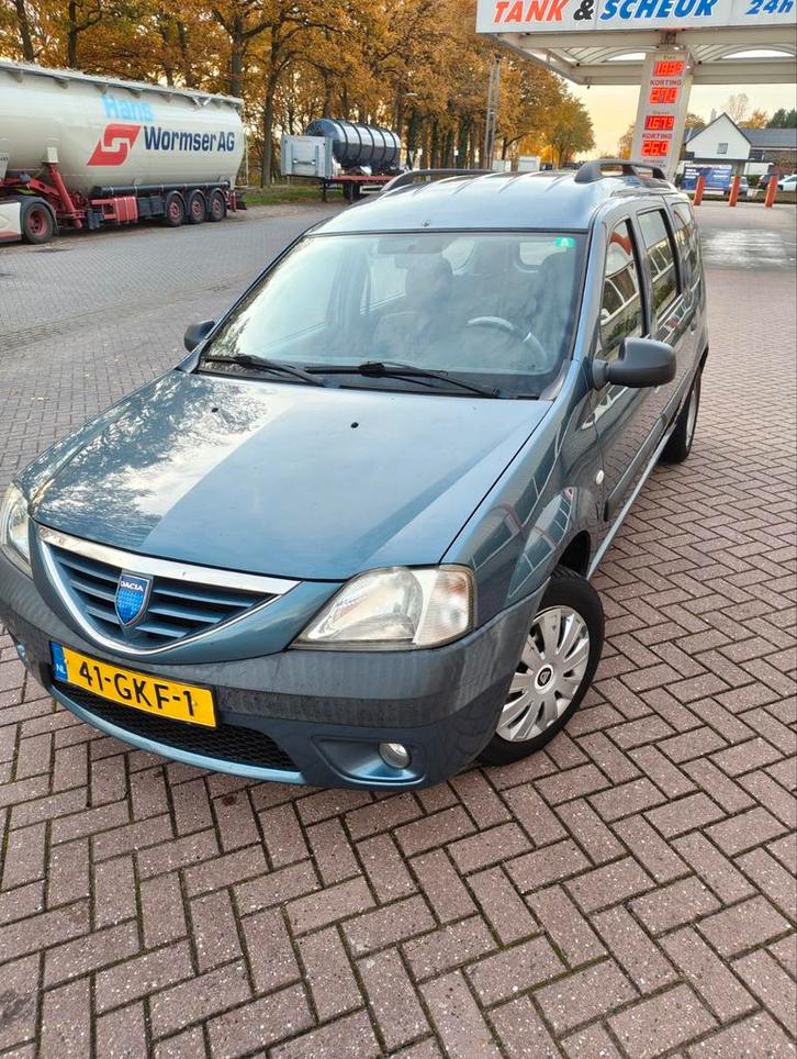 Dacia Logan 1.4 MCV 55KW 5P 2008 Blauw, Auto's, Dacia, Particulier, Logan, Benzine, D, Stationwagon, Handgeschakeld, Origineel Nederlands