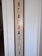 Ingelijst schellekoord met verpleegsters kleding, Ophalen