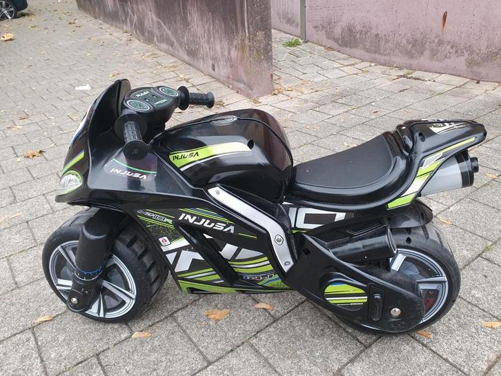 Winner loopmotor - zwart/groen, Kinderen en Baby's, Speelgoed | Buiten | Accuvoertuigen, Gebruikt, Ophalen of Verzenden