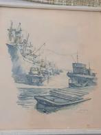 Haven Amsterdam 1955 Jan Willem Haijton (1914-1979)., Ophalen