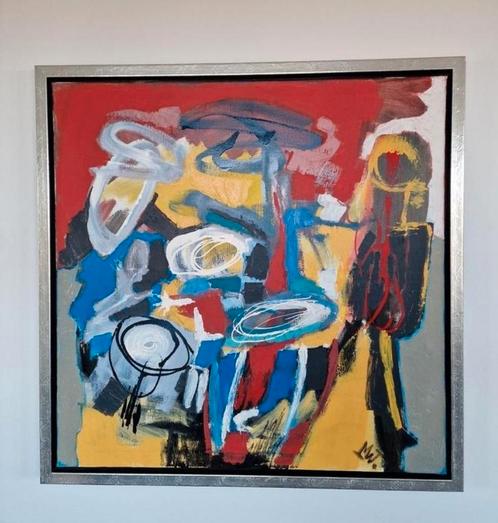 Martin Wordragen Cobra tijdgenoot Olieverf schilderij, Antiek en Kunst, Kunst | Schilderijen | Abstract, Ophalen