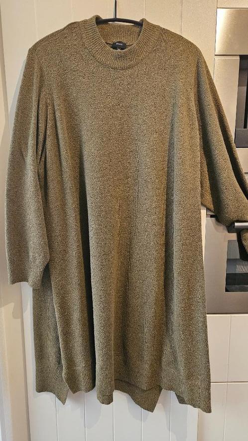 Jurk - trui van Zizzi, maat 3XL (54/56), Kleding | Dames, Grote Maten, Gedragen, Jurk, Groen, Ophalen of Verzenden