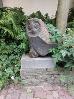 Sculptuur / Beeld van Uil Lisha Nelissen, Ophalen of Verzenden, Gebruikt, Steen, Dierenbeeld