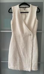 Boucléjurk, Maat 38/40 (M), H&M, Wit, Ophalen of Verzenden