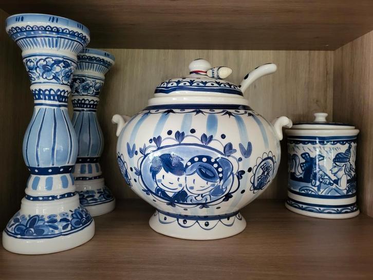 Blond Amsterdam, Delfts Blond servies collectie in 1 koop, Huis en Inrichting, Keuken | Servies, Gebruikt, Bord(en), Blond Amsterdam