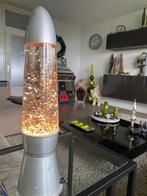 Lavalamp met zilveren glitters, Ophalen of Verzenden, Zo goed als nieuw, Minder dan 50 cm
