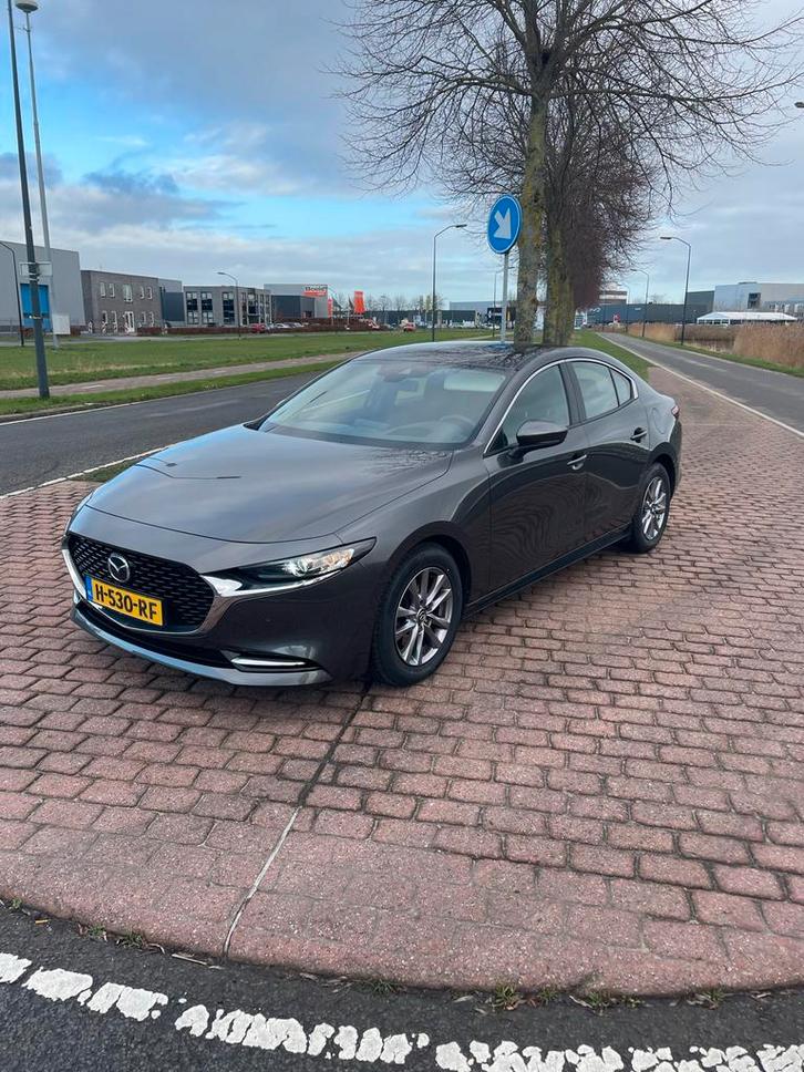 Mazda 3 Skyactiv-x 180pk 2020 Grijs, Auto's, Mazda, Particulier, Adaptieve lichten, Hybride Elektrisch/Benzine, Euro 6, Sedan