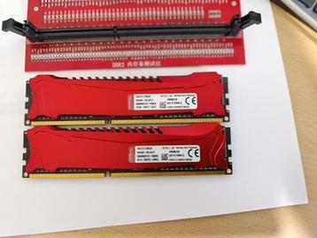2x4 gb Hyper X savage HX321C11SRK2/8 ddr3 beschikbaar voor biedingen