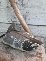 Oude lokeend, kurk met hout, op te hangen, Ophalen of Verzenden