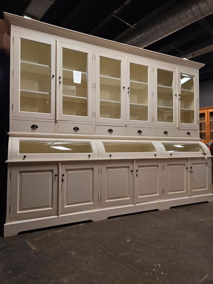 3 meter! XXXL Grutterskast | apothekerskast | winkelkast, Huis en Inrichting, Kasten | Buffetkasten, Gebruikt, 200 cm of meer