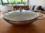 Silit wok pan 36cm + glass lid, Huis en Inrichting, Keuken | Potten en Pannen, Ophalen, Zo goed als nieuw, Rvs, Keramische plaat