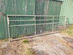 Weidehekken landbouwhek gegalvaniseerd 402 X115 cm met gaas, Tuin en Terras, Tuinhekken en Hekwerk, Ophalen, Gebruikt, IJzer