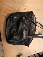 Kipling zwarte lederen damestas, Ophalen of Verzenden, Zo goed als nieuw, Zwart, Handtas