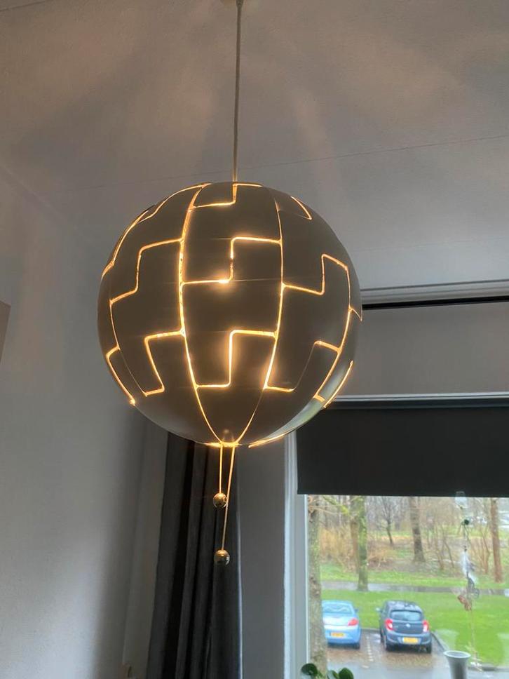 IKEA PS 2014 Hanglamp, wit/zilverkleur, 52 cm, Huis en Inrichting, Lampen | Hanglampen, Ophalen of Verzenden