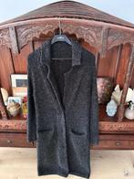 Lange Gebreide Jas Bruin Grijs, Free/Quent, Kleding | Dames, Jassen | Winter, Free/Quent, Overige kleuren, Ophalen of Verzenden
