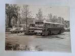 Den Haag.Turfmarkt met HTM bus en tram, Verzamelen, Spoorwegen en Tramwegen, Ophalen of Verzenden, Zo goed als nieuw, Tram, Kaart of Prent