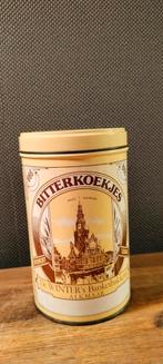 Vintage DE WINTERS ALKMAAR BITTERKOEKJES BLIK, Verzamelen, Blikken, Ophalen of Verzenden, Gebruikt, Koek(jes)