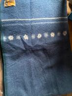 Deken Zaalberg Leiden zuiver wol blauw 160x220, Verzenden, Gebruikt