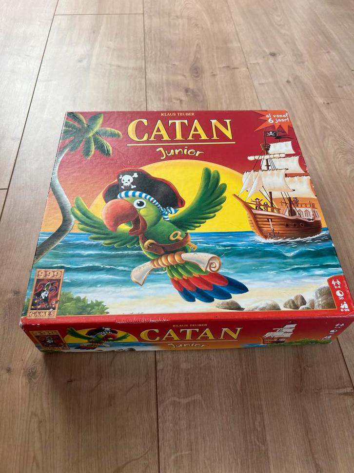 Catan Junior Bordspel, Hobby en Vrije tijd, Gezelschapsspellen | Bordspellen, Gebruikt, Reisspel, Ophalen of Verzenden