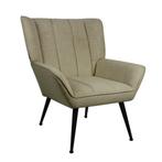 MN Stripe Vierpoot Fauteuil, Minder dan 75 cm, Nieuw, Ophalen of Verzenden, Stof