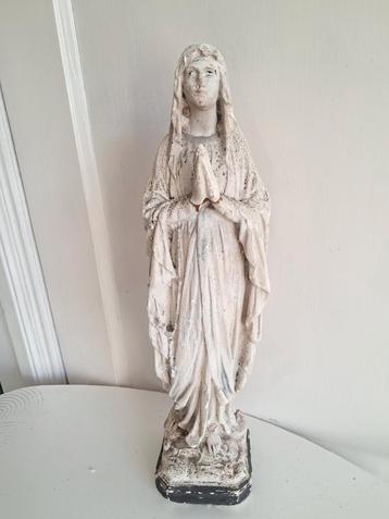 Antiek Mariabeeld beschikbaar voor biedingen