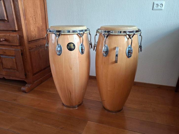 Supercussion Conga Set - Mooie Klank!, Muziek en Instrumenten, Percussie, Gebruikt, Trommel, Ophalen