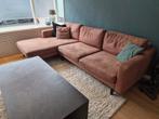 3.5 zitsbank nette staat. Cognac bruin, Ophalen of Verzenden, Zo goed als nieuw, 75 m² of meer