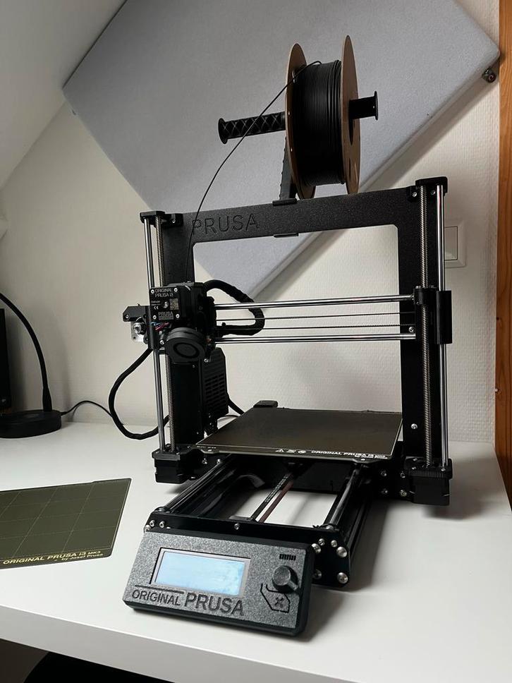 Prusa MK3S 3D Printer - Topstaat!, Computers en Software, 3D Printers, Zo goed als nieuw, Ophalen