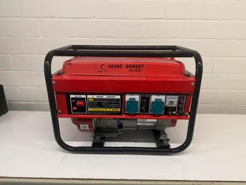 Javac genset cx 3000 aggregaat stroom generator beschikbaar voor biedingen