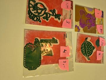Embossing snijmallen  beschikbaar voor biedingen