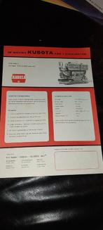 Kubota stationaire motor folder dieselmotor bootmotor, Ophalen of Verzenden