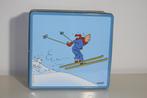 Kuifje koektrommel Kuifje op ski's, Ophalen, Kuifje, Zo goed als nieuw, Beeldje of Figuurtje