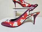 Just Cavalli Pumps koeprint rood wit maat 38 slingbacks, Kleding | Dames, Schoenen, Just Cavalli, Ophalen of Verzenden, Zo goed als nieuw