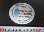 sticker hengelsport NVVS amersfoort voor al uw visvragen, Ophalen, Zo goed als nieuw, Bedrijf of Vereniging