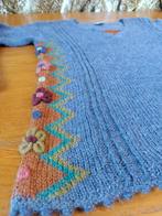 💖Prachtige 100% Alpaca wollen trui XL, Ophalen of Verzenden, Zo goed als nieuw, Maat 42/44 (L), Blauw