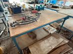 3x Werkbank / werktafel 96 x 181 cm bankschroef, Ophalen, Gebruikt, 170 cm of meer
