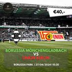 Kaarten Borussia Mönchengladbach-Union Berlin (Bundesliga), Tickets en Kaartjes, Sport | Voetbal, April