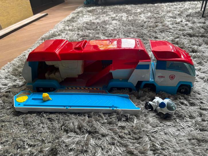 Paw Patrol Bus + Robocop - Leuke Prijs!, Kinderen en Baby's, Speelgoed | Speelgoedvoertuigen, Gebruikt, Ophalen of Verzenden