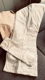 1 pers dekbedovertrek met hoeslaken flanel, Ophalen of Verzenden, Zo goed als nieuw, Eenpersoons, Dekbedovertrek