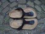 GRATIS VERZENDEN ZWARTE LAK GIZEH BIRKENSTOCKS MT 39, Slippers, Verzenden, Zwart, Zo goed als nieuw