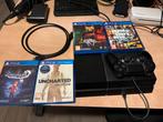 Ps4 met 4 games, Ophalen, Met 1 controller, Original, 500 GB