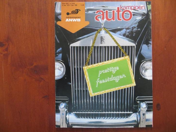 Autokampioen 51-52 1979 Citroën GSA Pallas (test), Phantom, Boeken, Auto's | Folders en Tijdschriften, Nieuw, Citroën, Ophalen of Verzenden