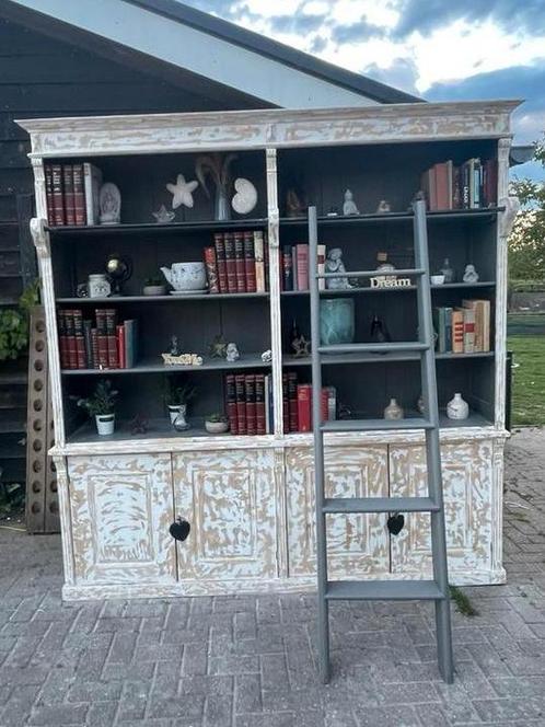 Boekenkast, Huis en Inrichting, Kasten | Boekenkasten, Nieuw, 200 cm of meer, 200 cm of meer, 50 tot 75 cm, Met deur(en), Met plank(en)