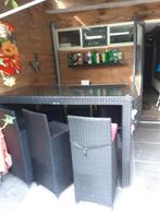 Wicker barset ., Tuin en Terras, Tuinsets en Loungesets, Ophalen, 6 zitplaatsen, Zo goed als nieuw, Wicker