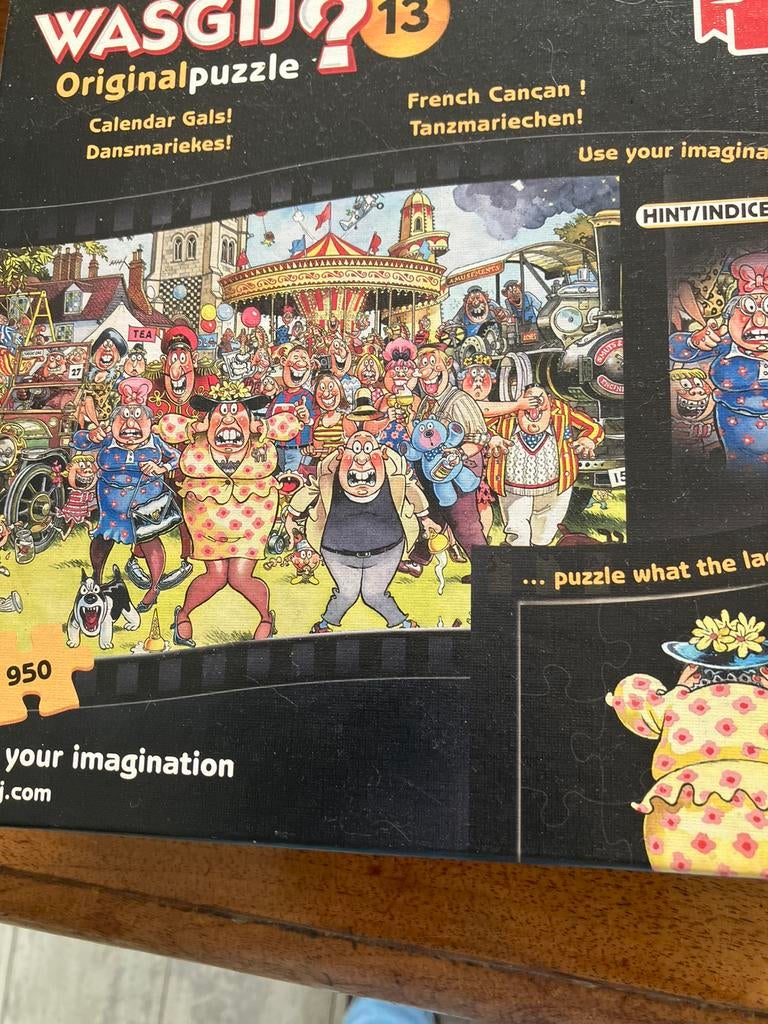 Wasgij 500 stukjes   Dansmariekes, Hobby en Vrije tijd, Denksport en Puzzels, Ophalen, 500 t/m 1500 stukjes, Zo goed als nieuw