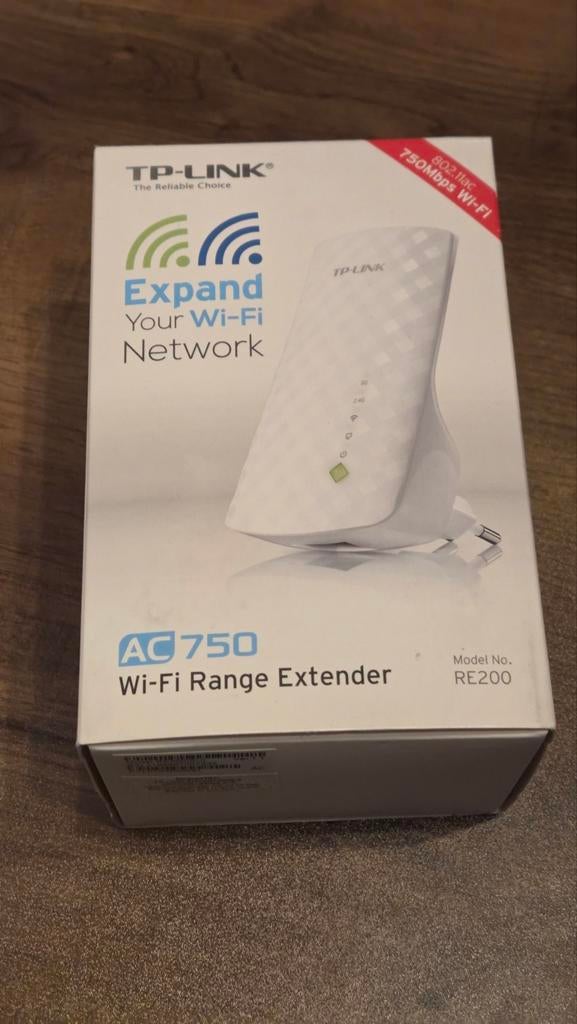TP-Link AC750 Wi-Fi Range Extender RE200, Computers en Software, WiFi-versterkers, Zo goed als nieuw, Ophalen of Verzenden