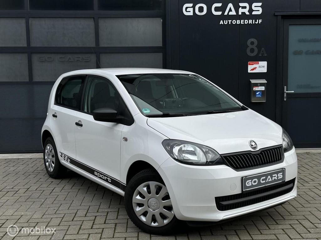 Skoda Citigo 1.0 SPORT 5 deurs Airco//Navi//DashCam, Auto's, Skoda, Voorwielaandrijving, Stof, Gebruikt, 840 kg